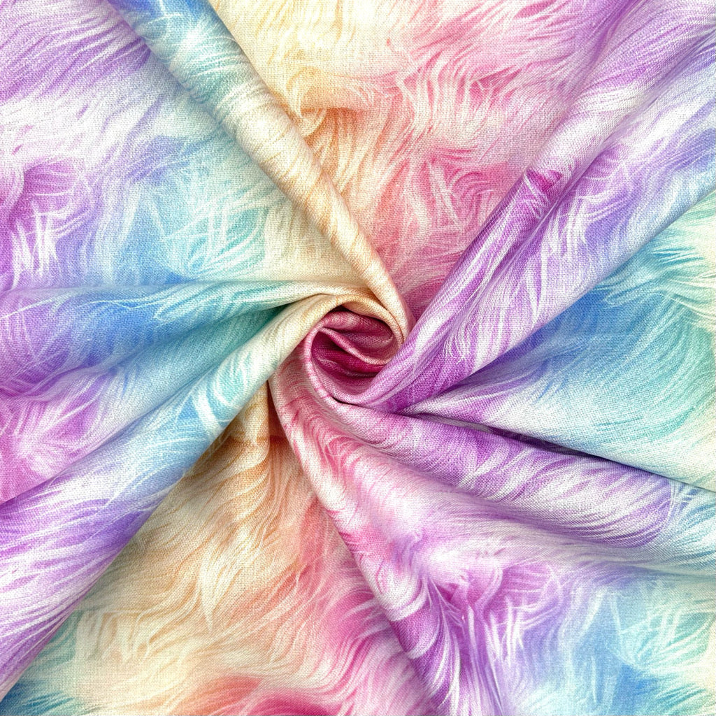 Unicorn Fur Print Cotton Fabric