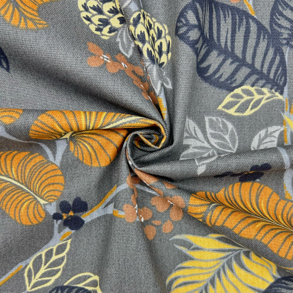 Forest Flourish Cotton Canvas Fabric