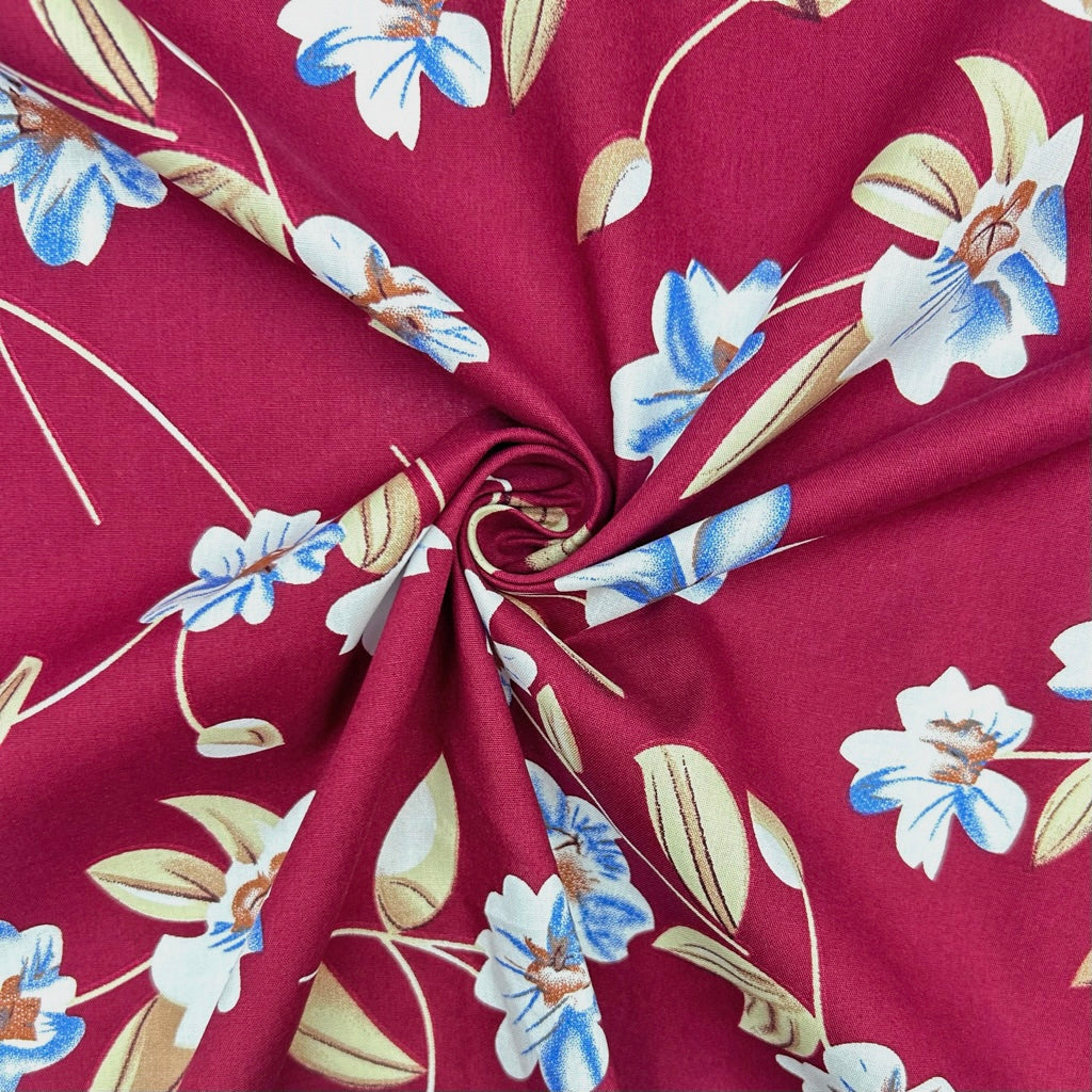 Liberty Floral Cotton Poplin Fabric