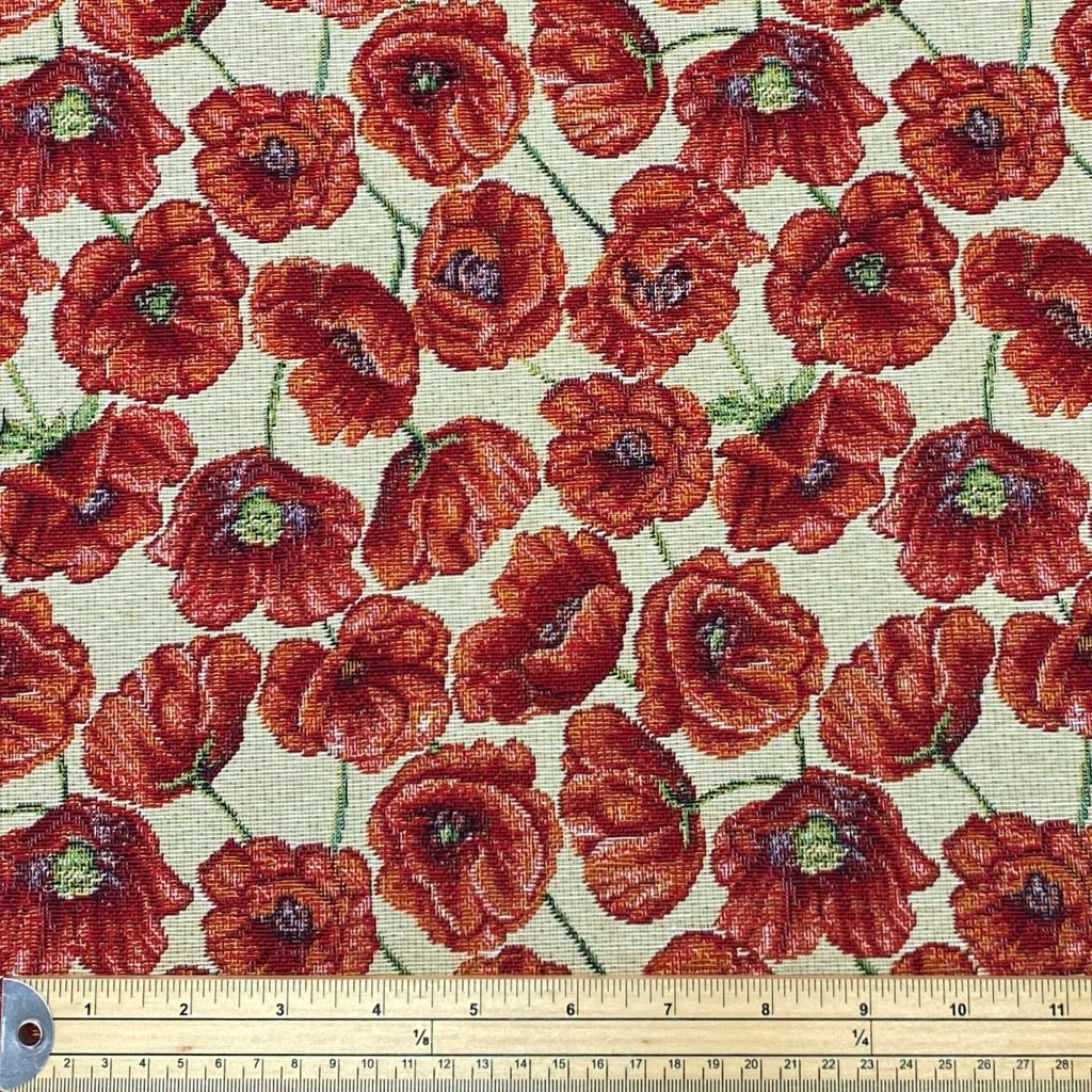 Poppies Tapestry Fabric