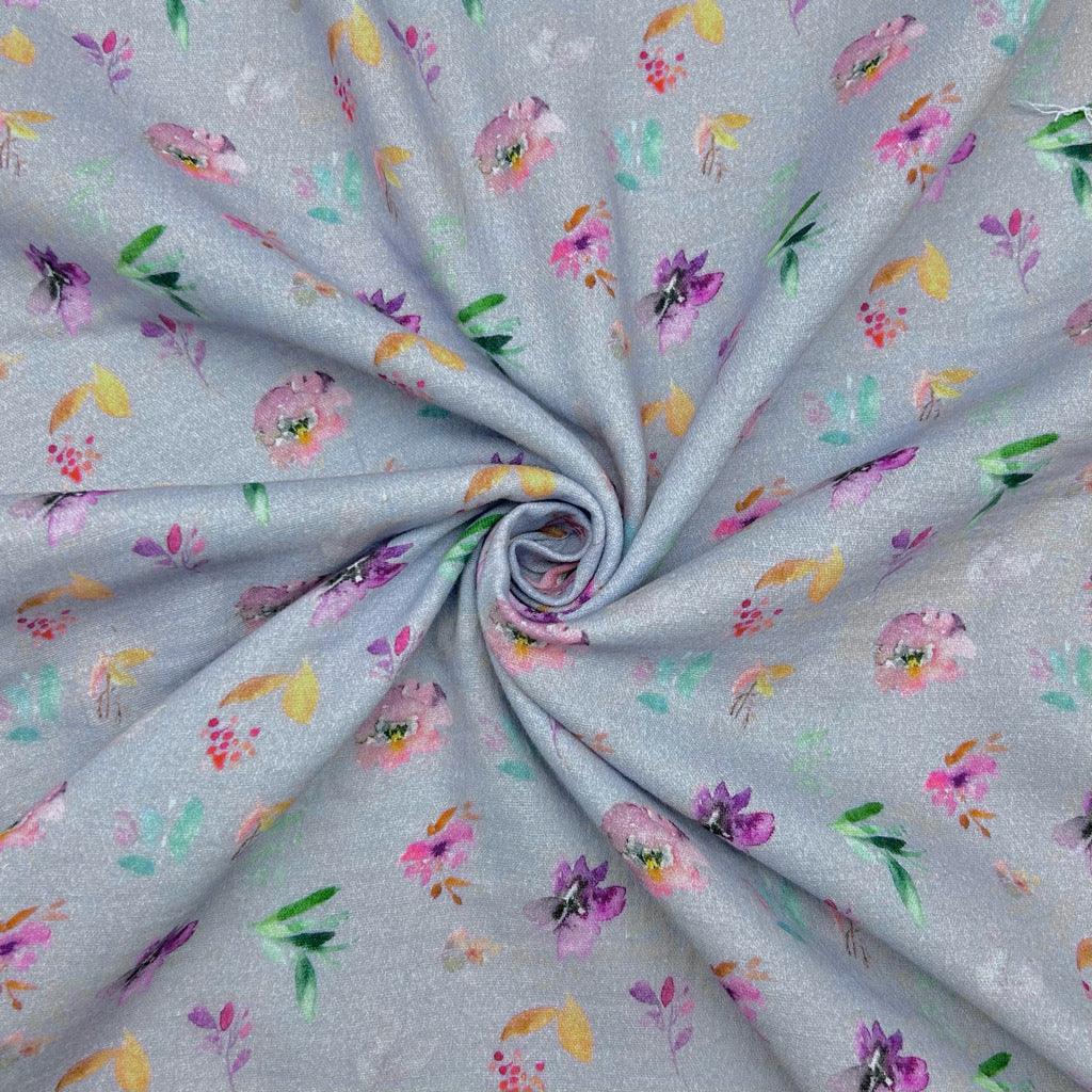 Spring Floral Garden Double Gauze Fabric - Pound Fabrics