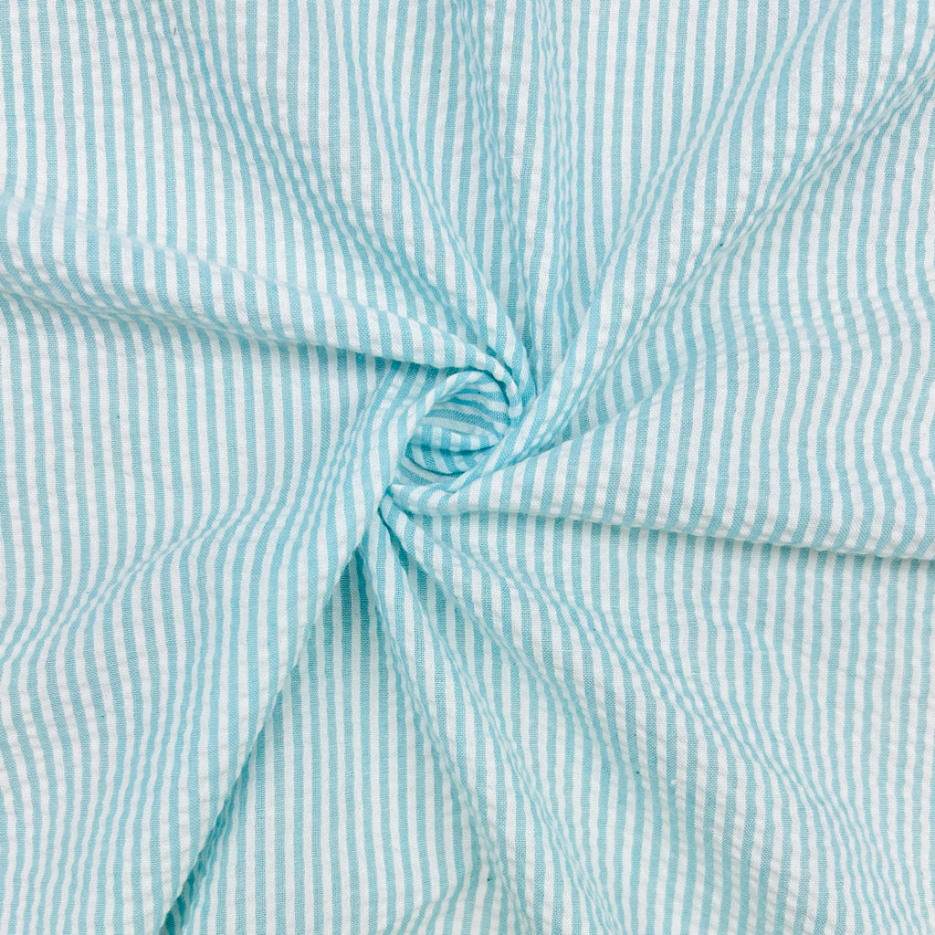 Small Stripes Seersucker Fabric