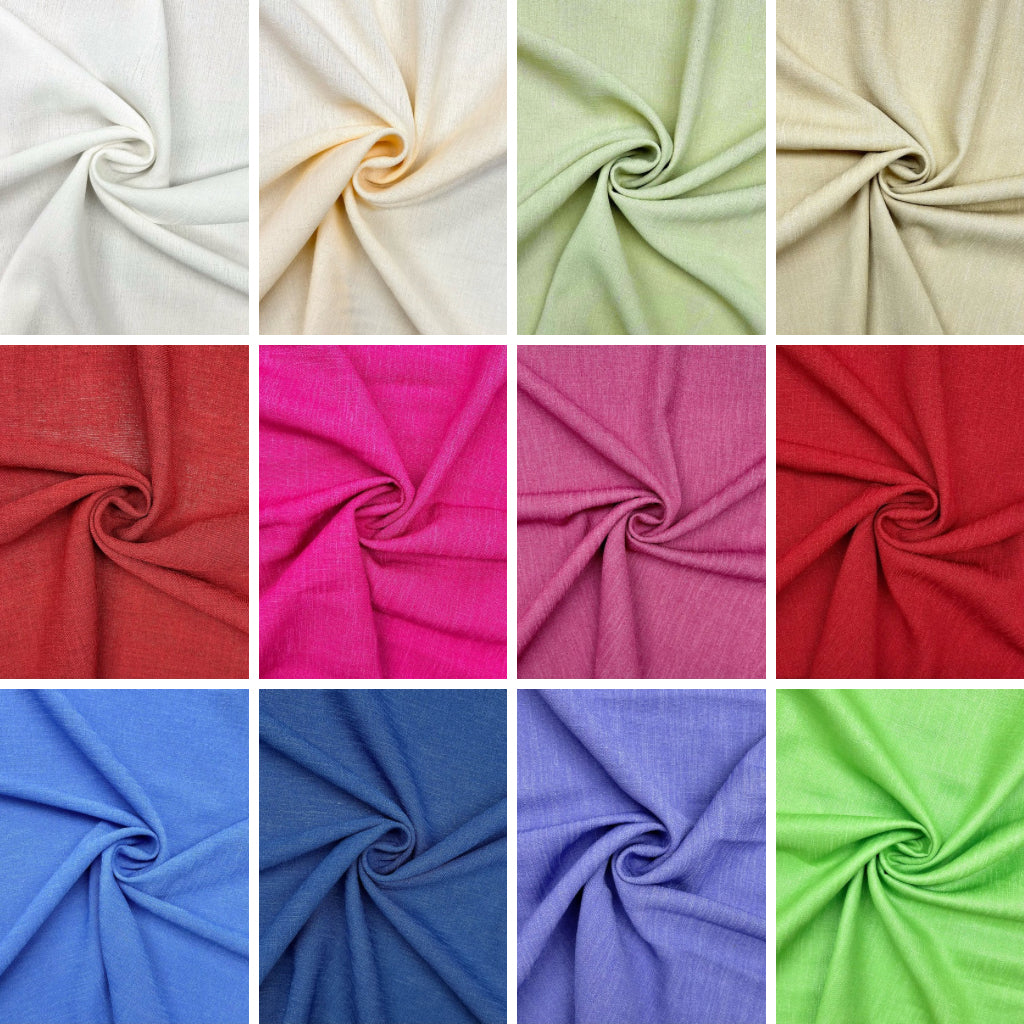 Classic Linen Look Polyester Fabric