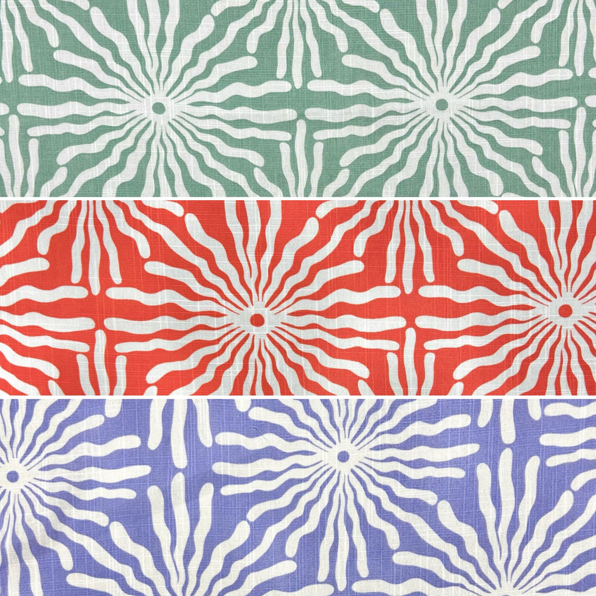 Sun Burst Cotton Viscose Fabric