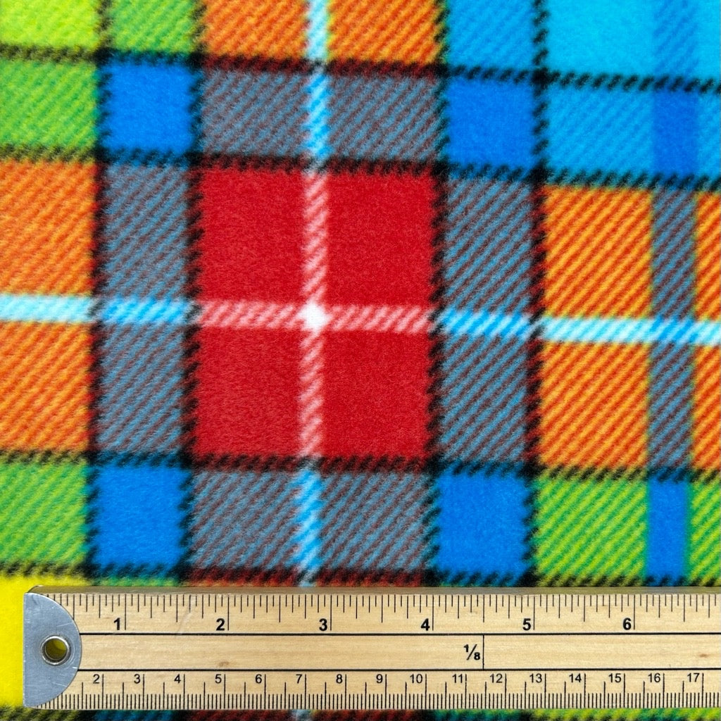 Carnival Plaid Anti Pill Polar Fleece Fabric