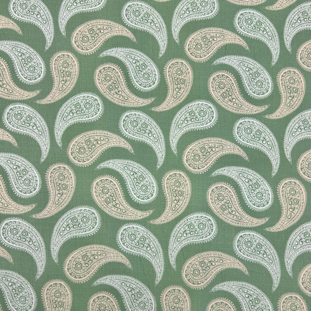 Paisley Curl Needlecord Fabric