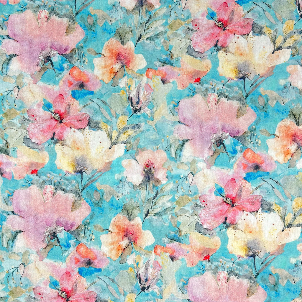 Wildflower Meadow Cotton Lawn Fabric