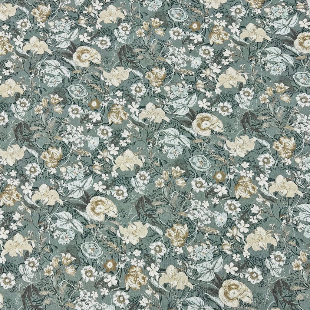 Whispering Garden Stretch Denim Fabric