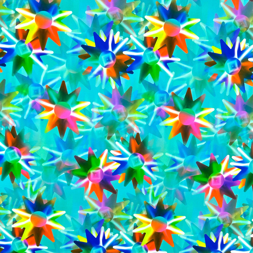 Glow Burst Active Wear Jersey Fabric