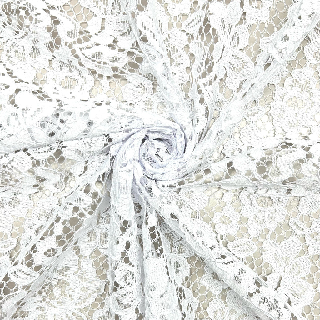 Floral Corded Lace Fabric