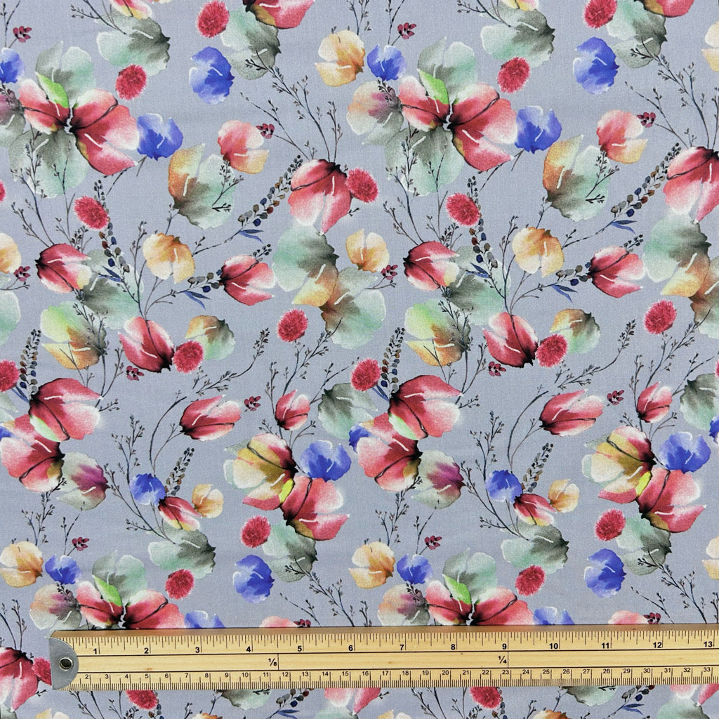 Whimsy Garden Cotton Lawn Fabric