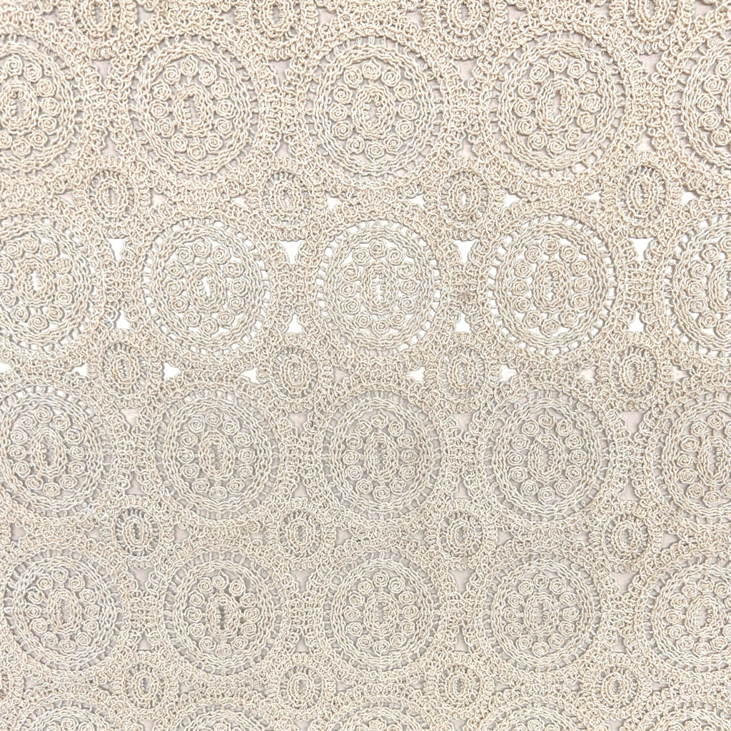 Circle Charm Crochet Lace Fabric