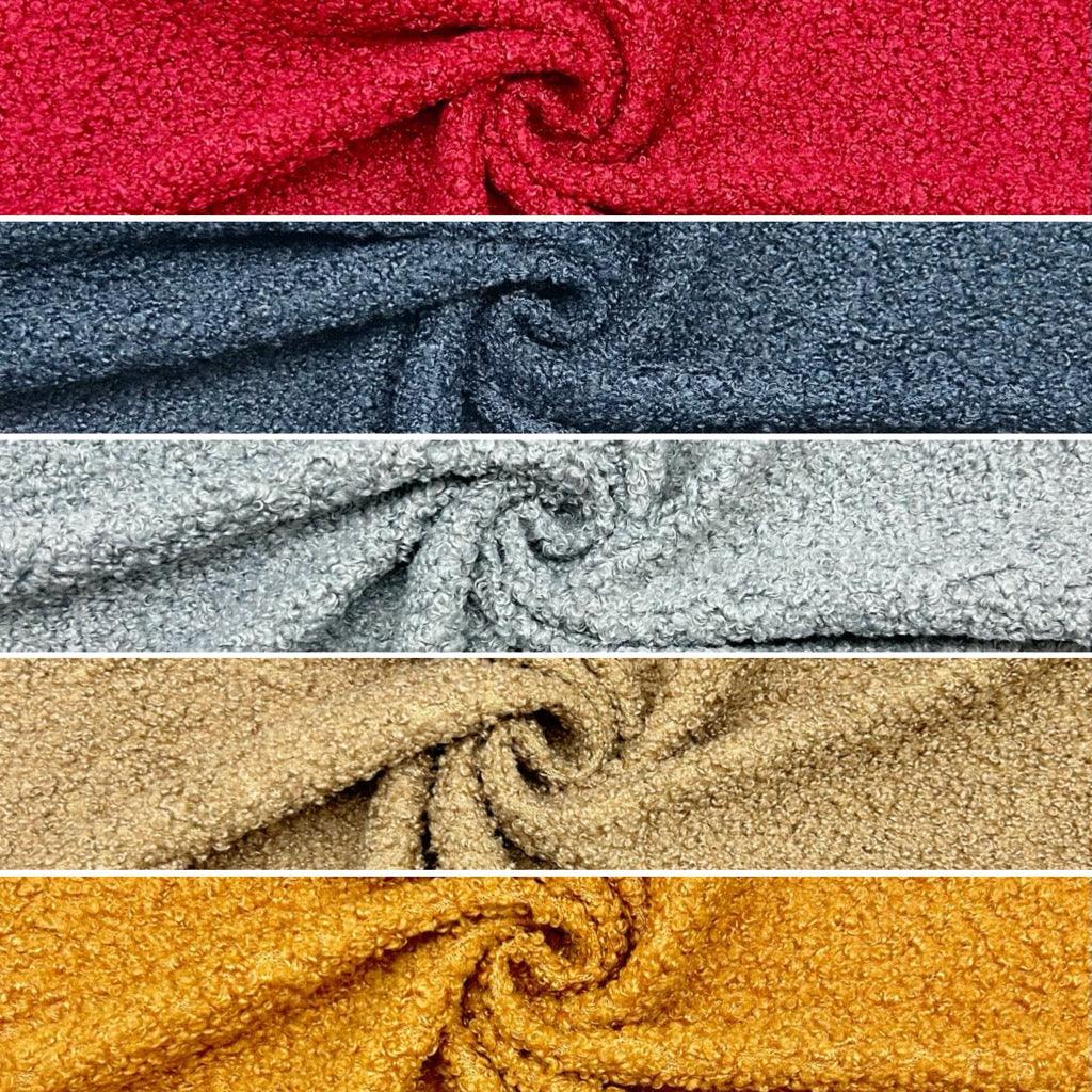 Plain Sheep Loop Boucle Fabric - Pound Fabrics