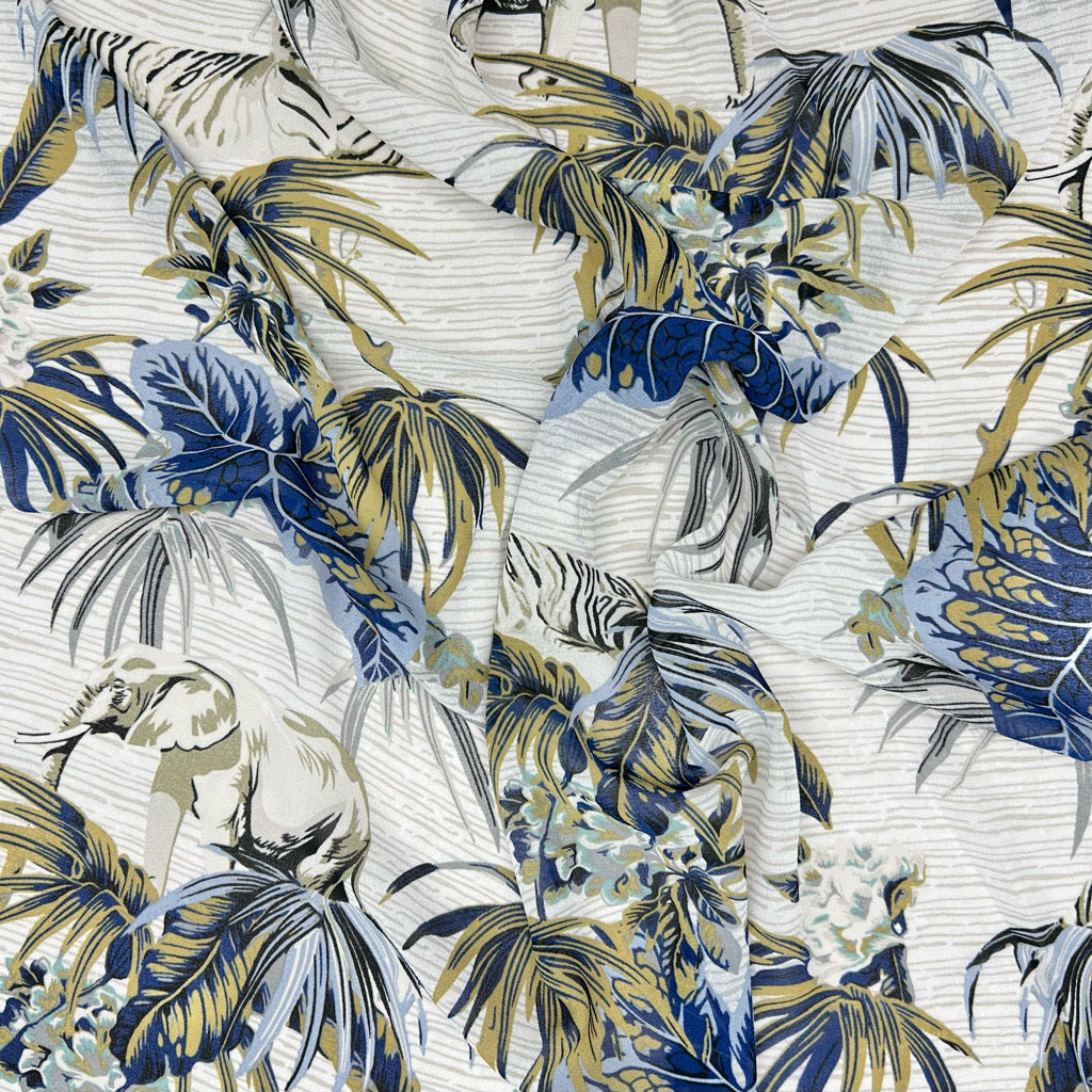Jungle Escape Chiffon Fabric
