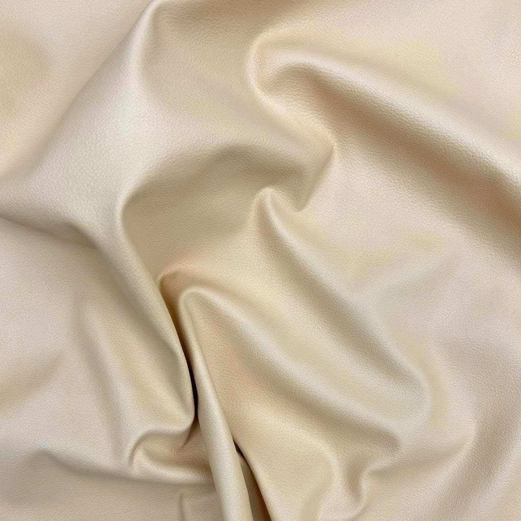 Special Offer Cream Faux Leather Fabric
