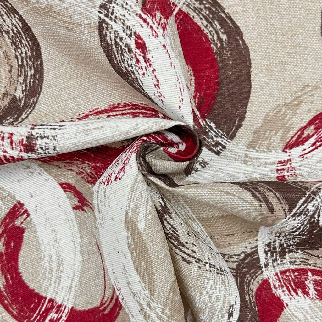 Brushstroke Circles Water Resistant Fabric