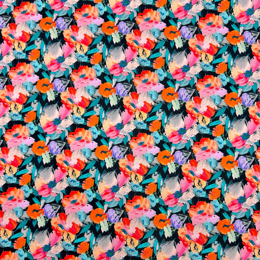 Wild Brush Cotton Sateen Fabric