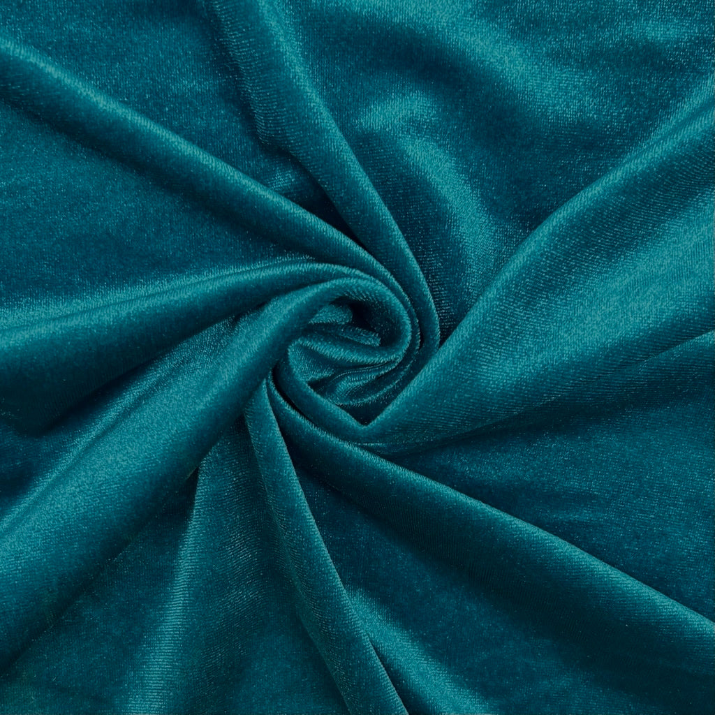 Plain Stretch Velvet Fabric