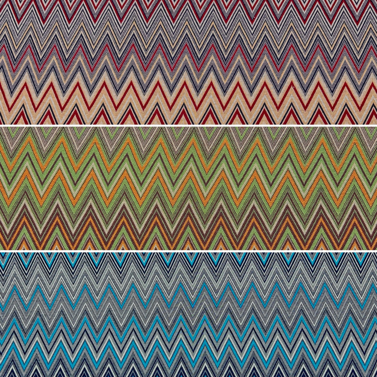 Zigzag Fusion Knit Jersey Fabric