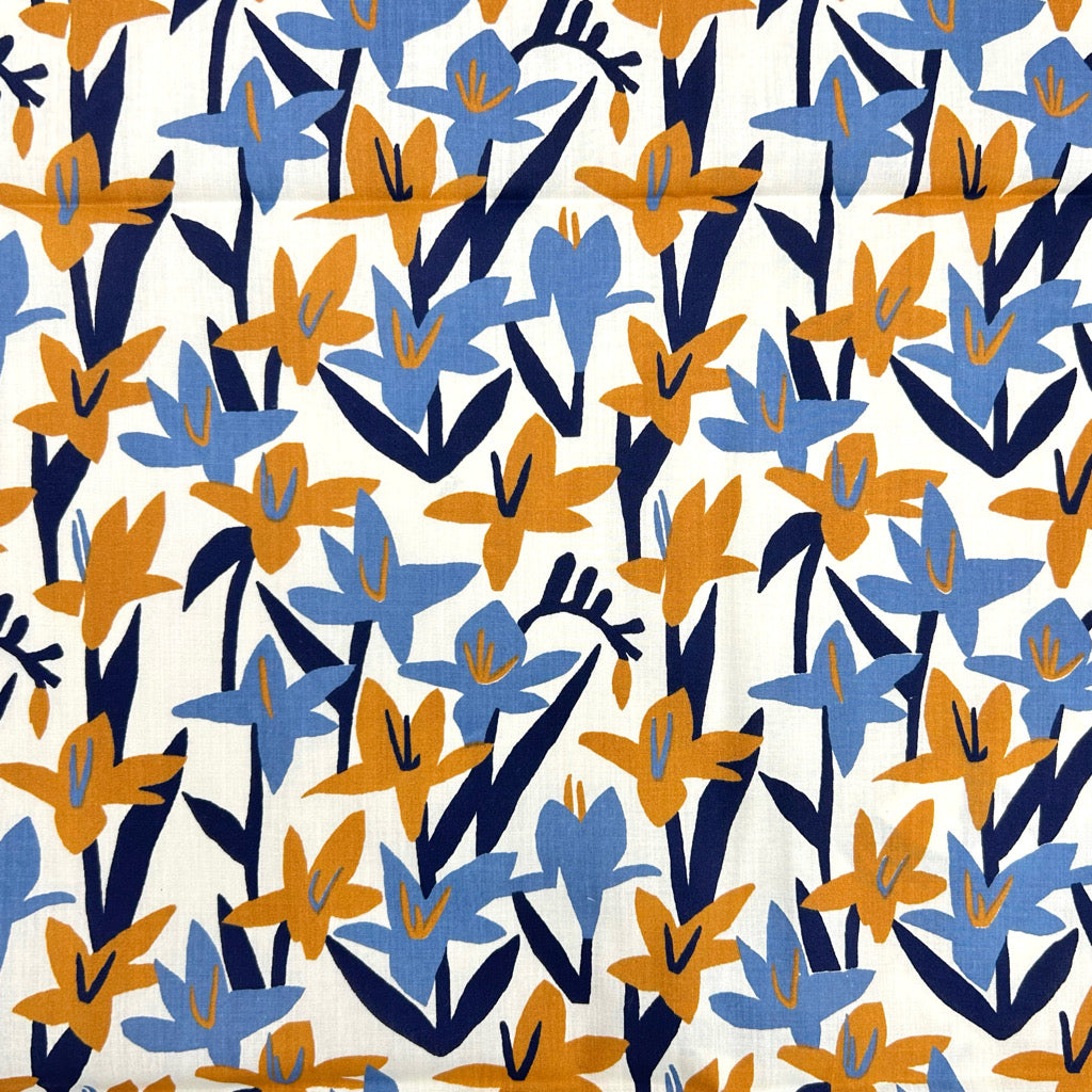 Joyful Bloom Polycotton Fabric - 3m Pre-cut