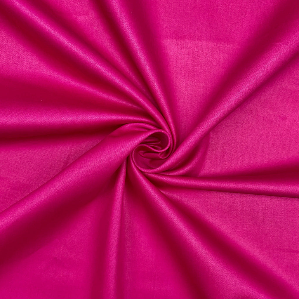 Plain 100% Cotton Satin Fabric