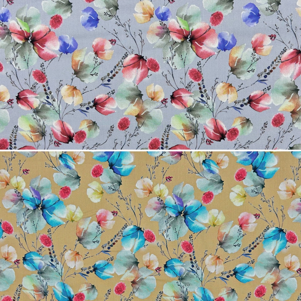 Whimsy Garden Cotton Lawn Fabric