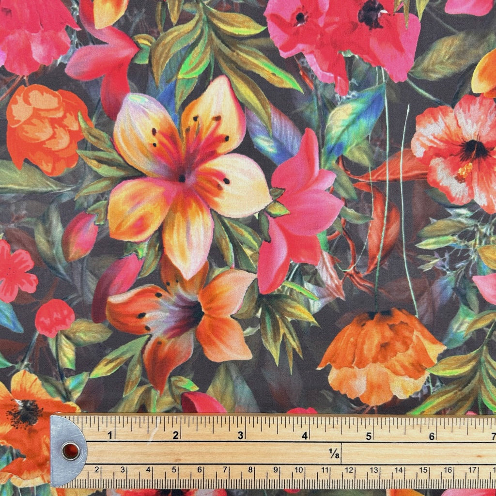 Paradise Botanical Cotton Lawn Fabric
