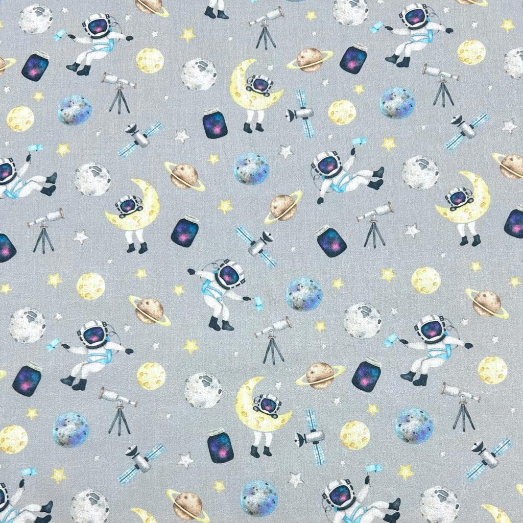 Space Time Cotton Poplin Fabric