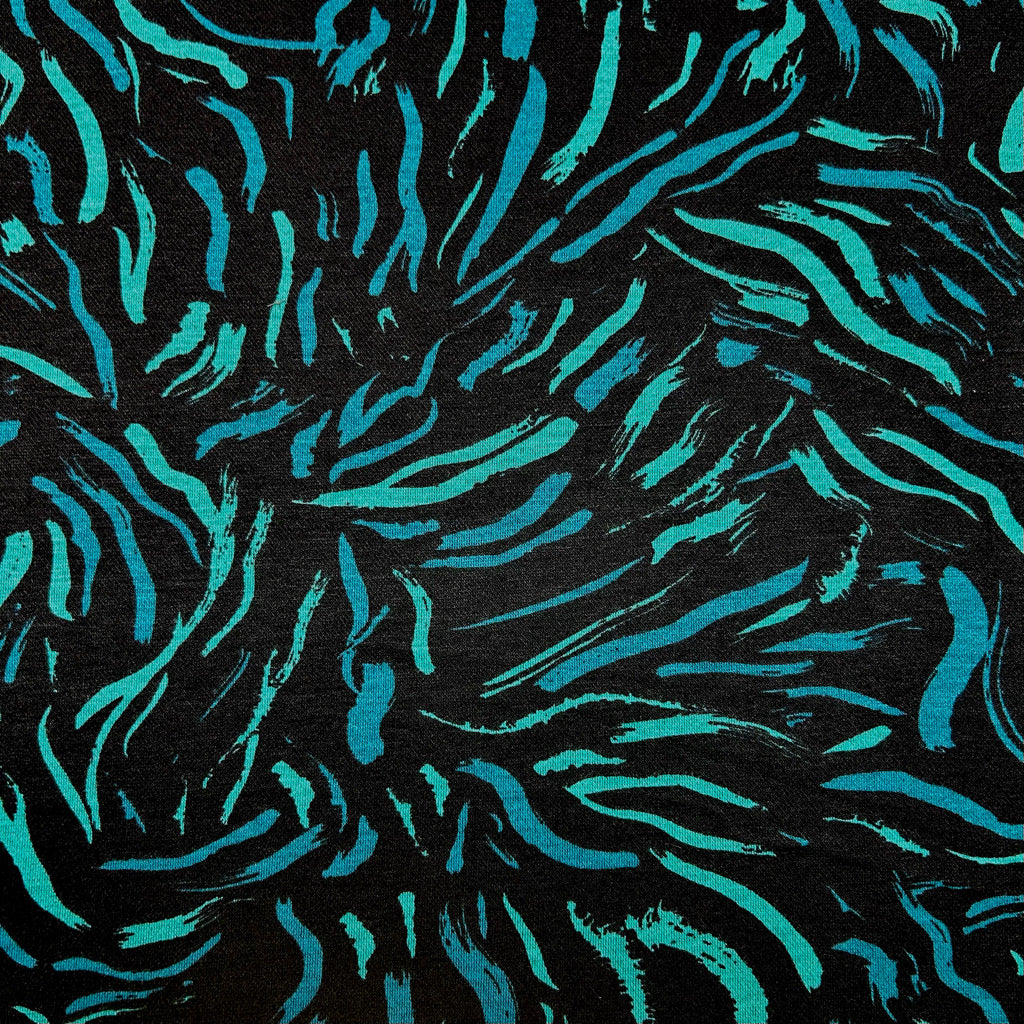 Wild Strokes Digital Modal-Touch Jersey Fabric