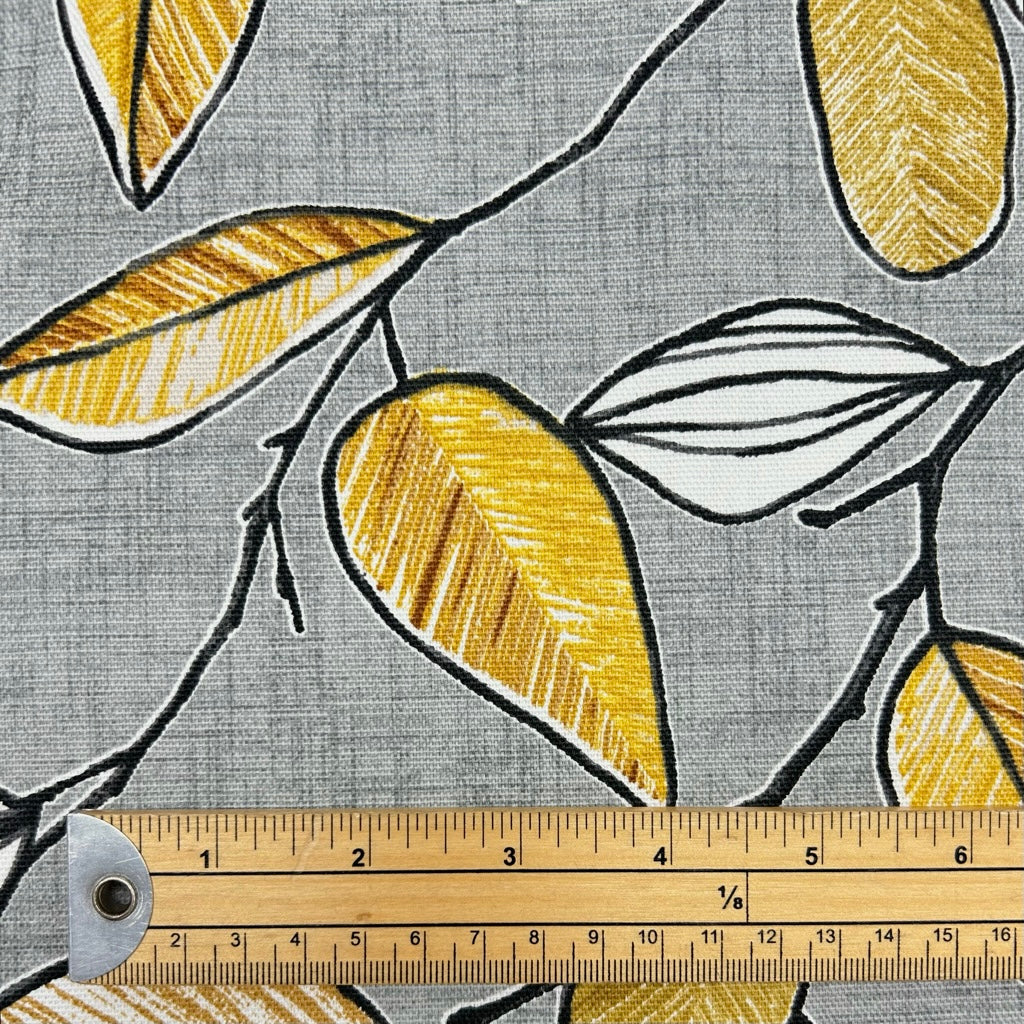 Leaf Cascade Water Resistant Canvas Fabric