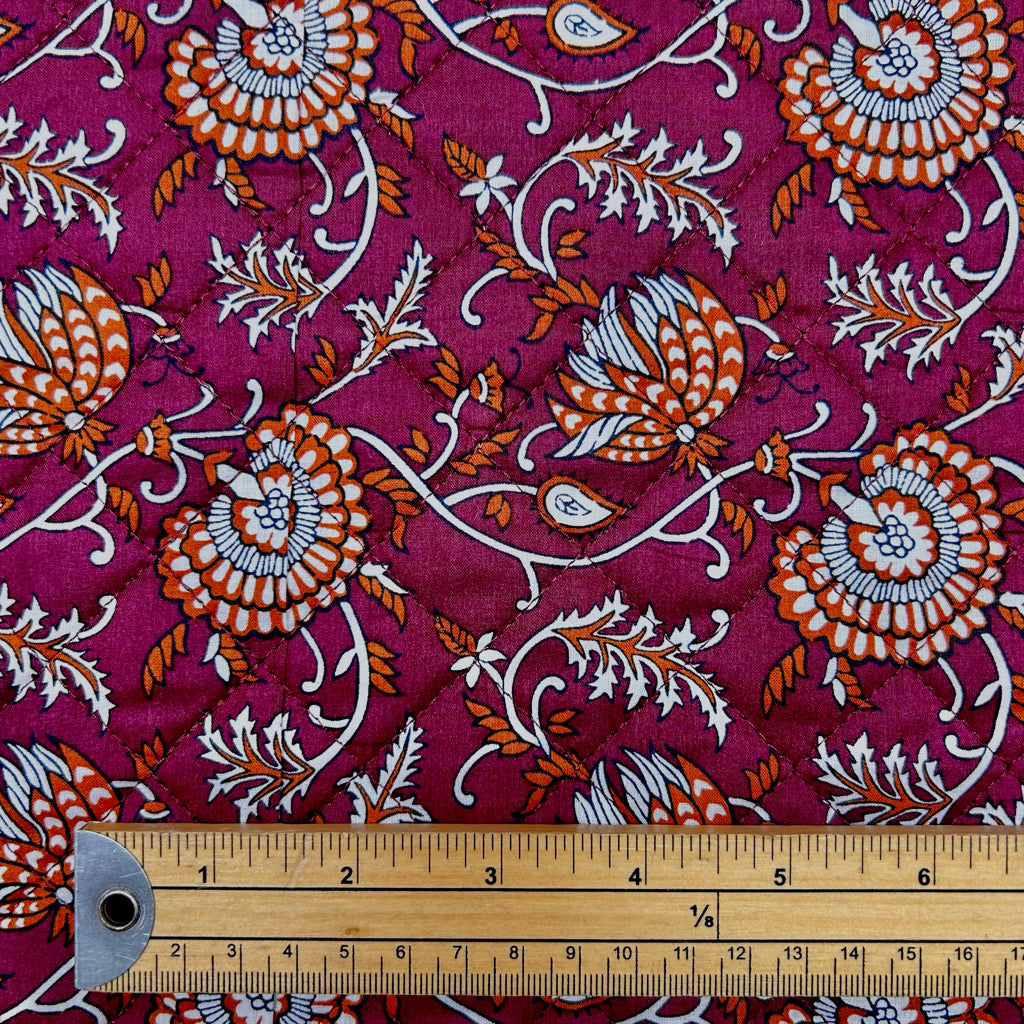 Tropical Garden Quilted Cotton Fabric