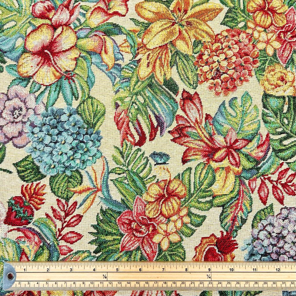 Tropical Floral Tapestry Fabric - Pound Fabrics