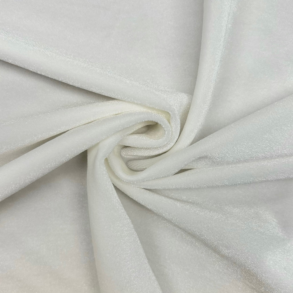 Plain Stretch Velvet Fabric