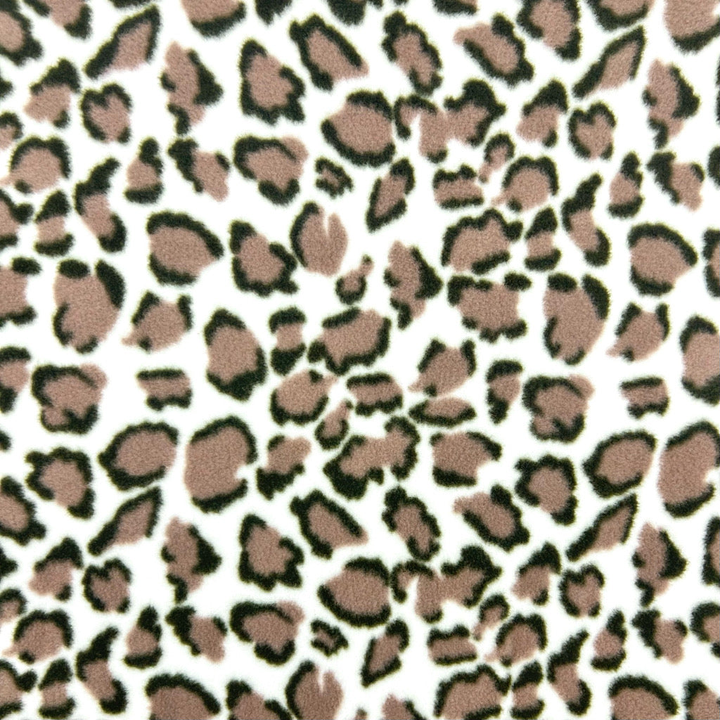 Leopard Anti Pill Polar Fleece Fabric
