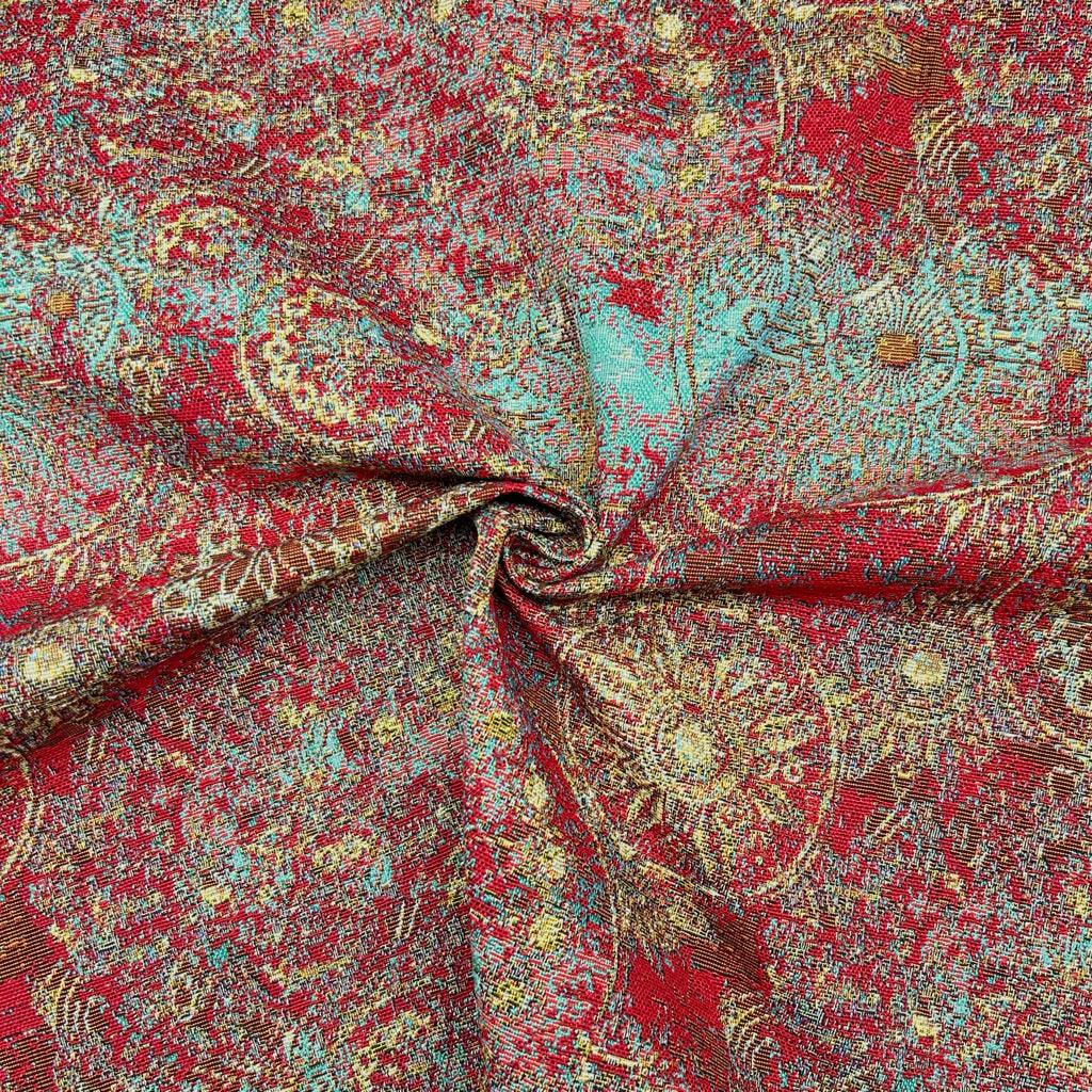 Wheels of Fortune Tapestry Fabric - Pound Fabrics