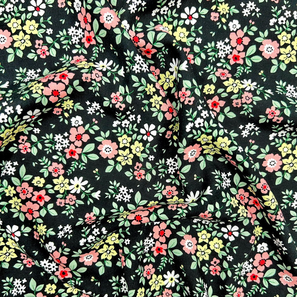 Bloom Buds Viscose Fabric
