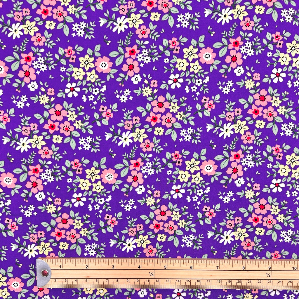 Bloom Buds Viscose Fabric