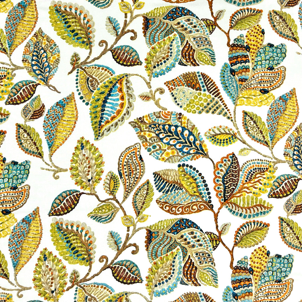 Folk Garden Viscose Fabric