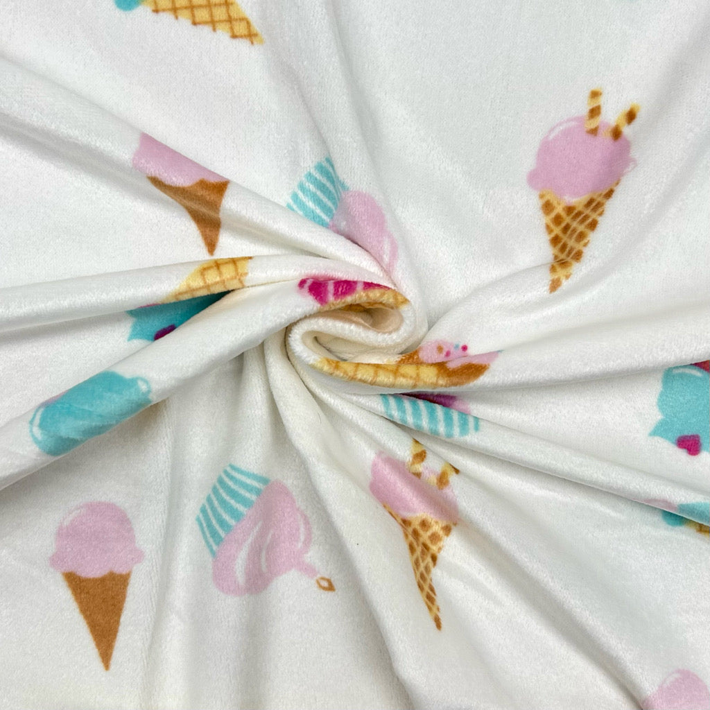 Dessert Delight Fleece Jersey Fabric