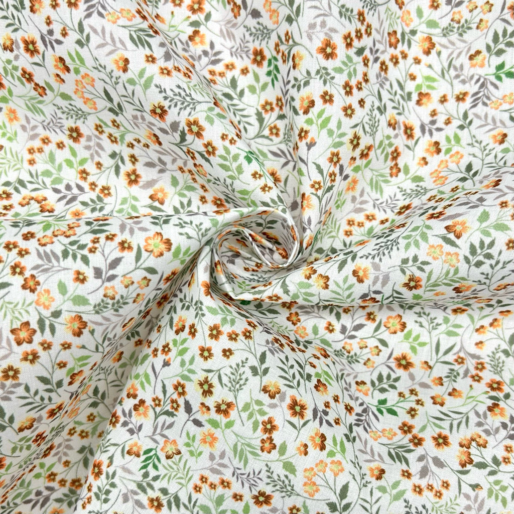 Autumn Trail Polycotton Fabric