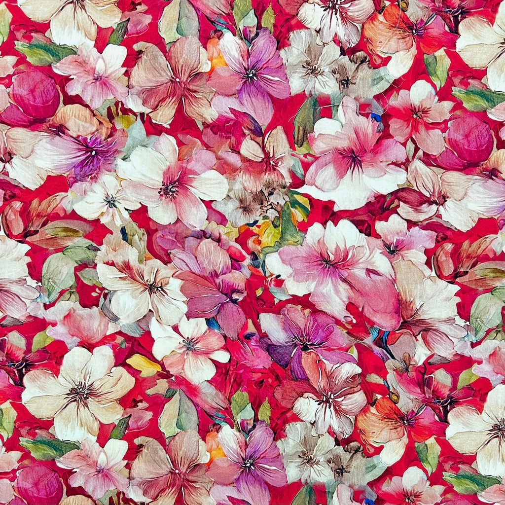 Bloom Cascade Viscose Fabric