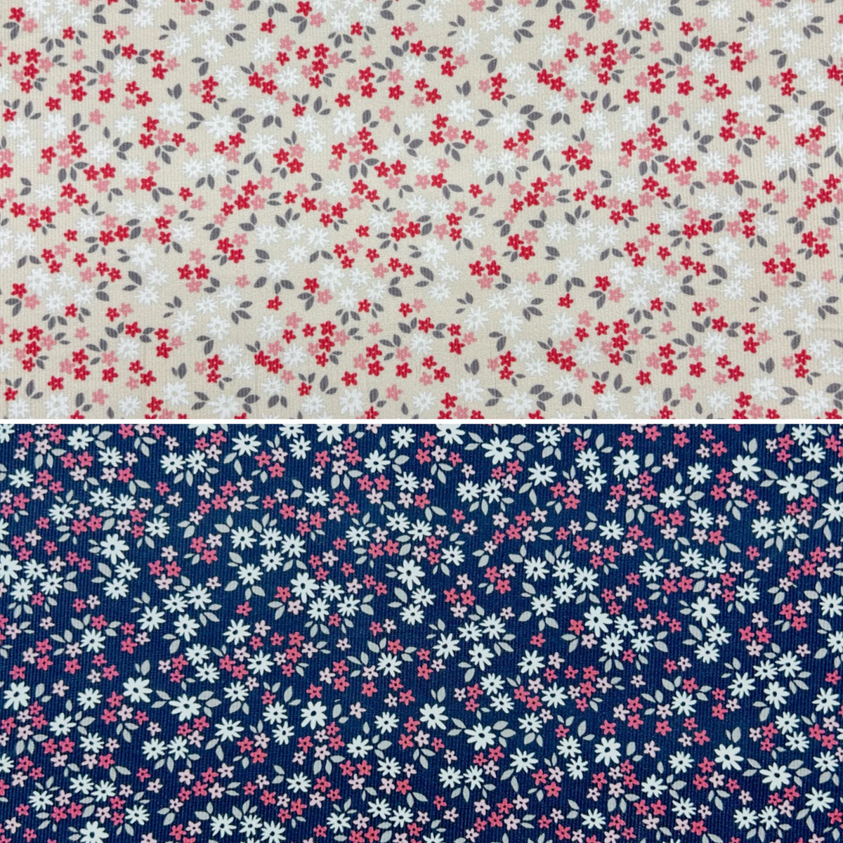 Country Ditsy Needlecord Fabric