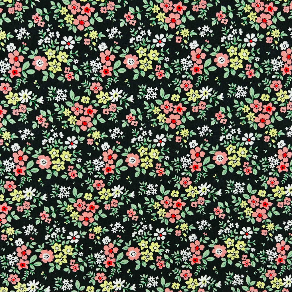 Bloom Buds Viscose Fabric