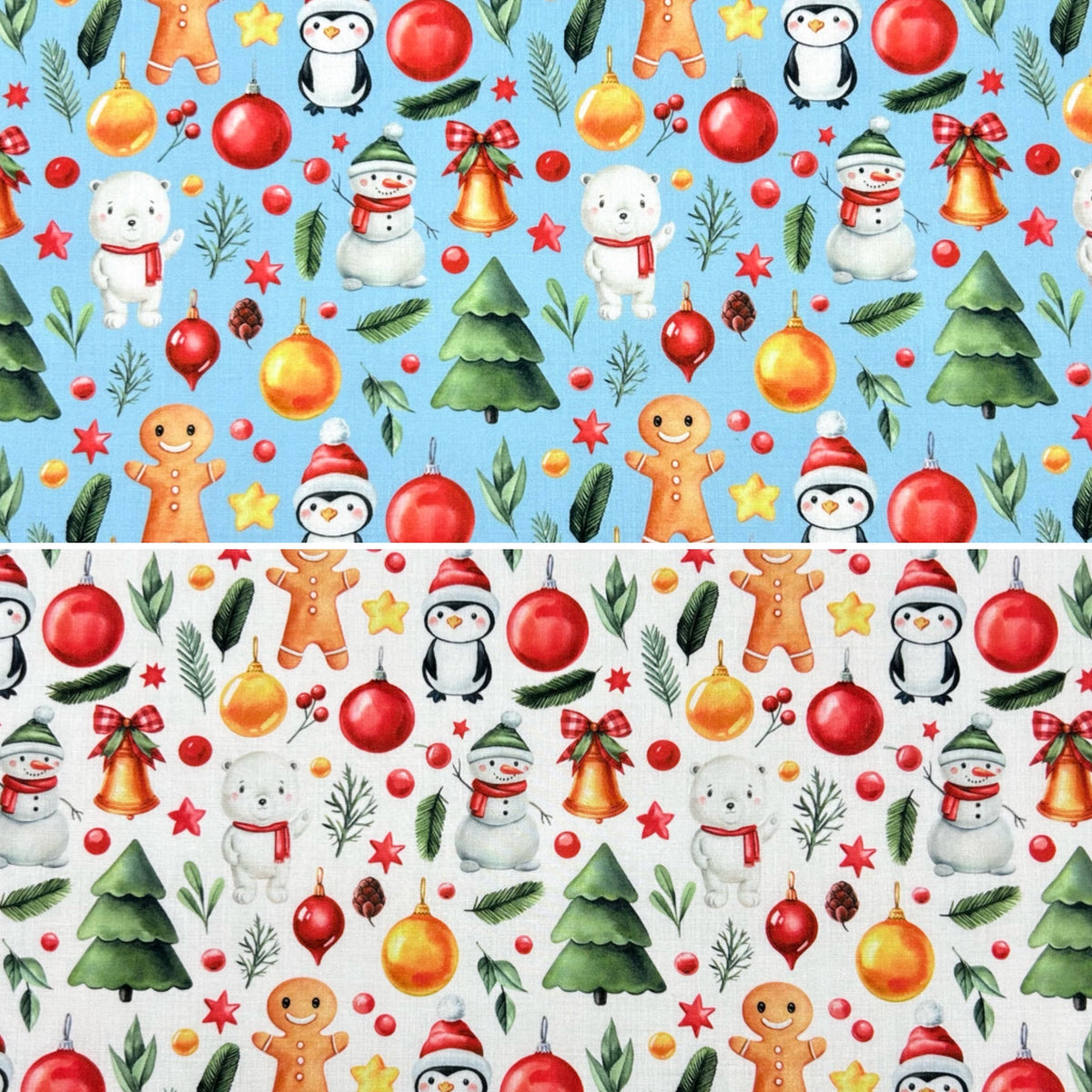 Jolly Friends Polycotton Fabric