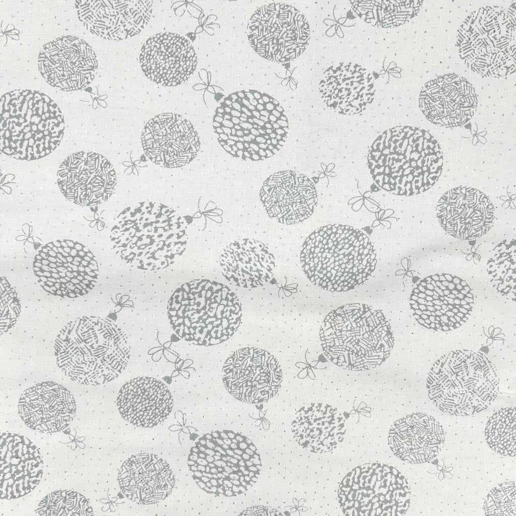 Bauble Charm Christmas Cotton Fabric