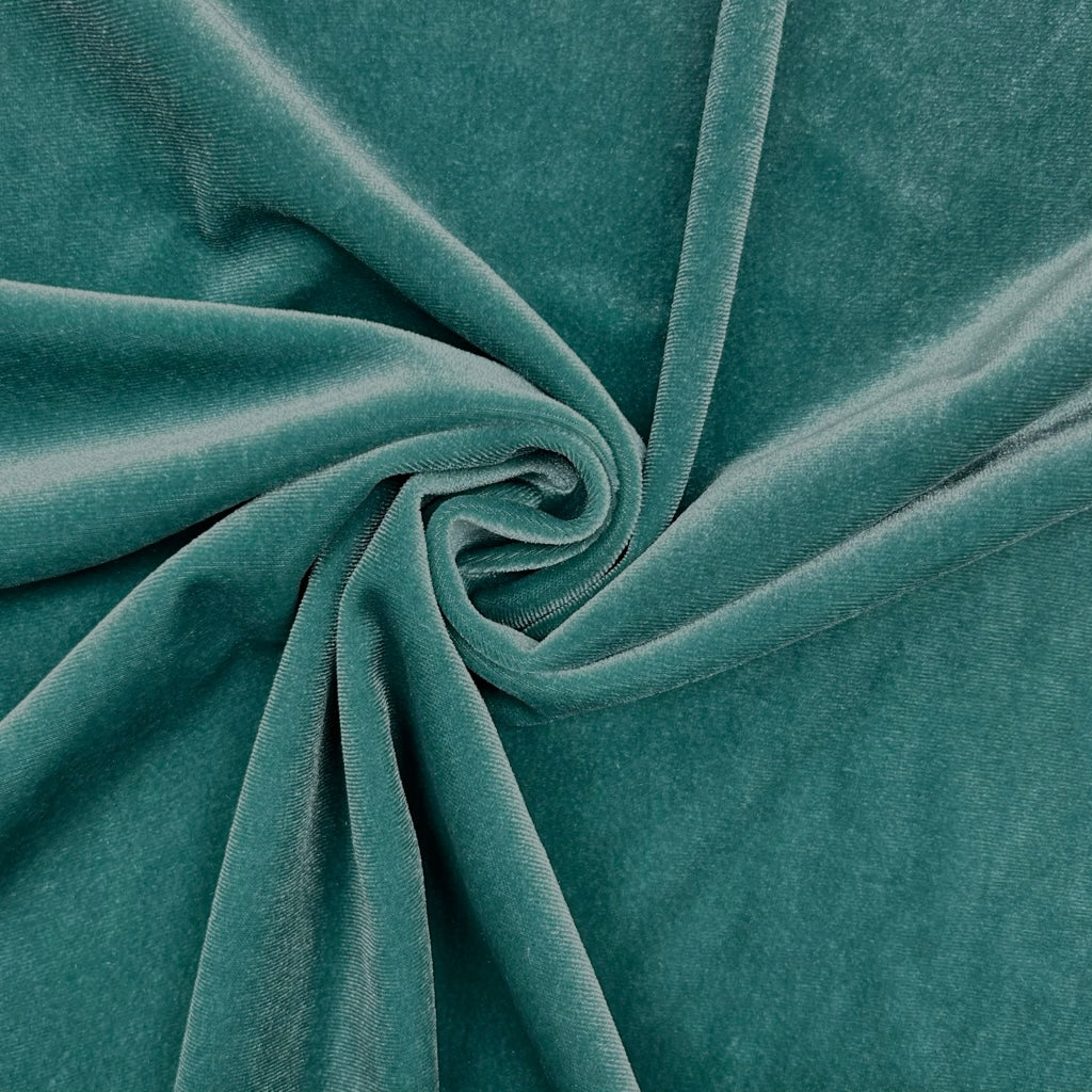 Plain Stretch Velvet Fabric