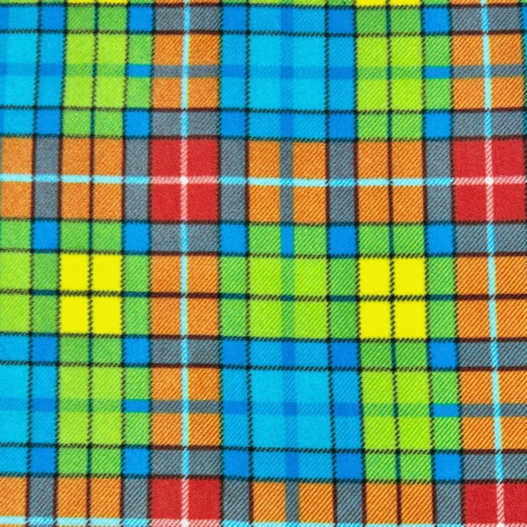 Carnival Plaid Anti Pill Polar Fleece Fabric
