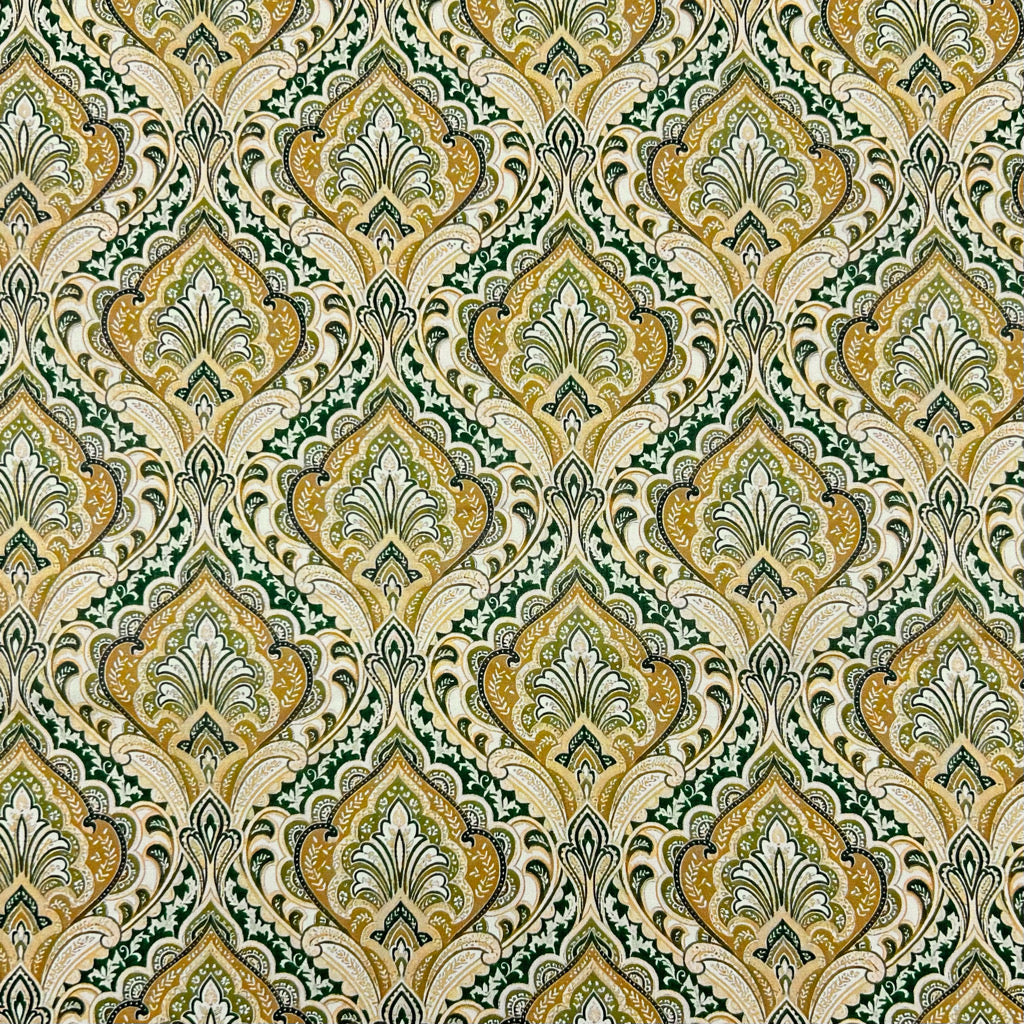 Heritage Damask Cotton Lawn Fabric