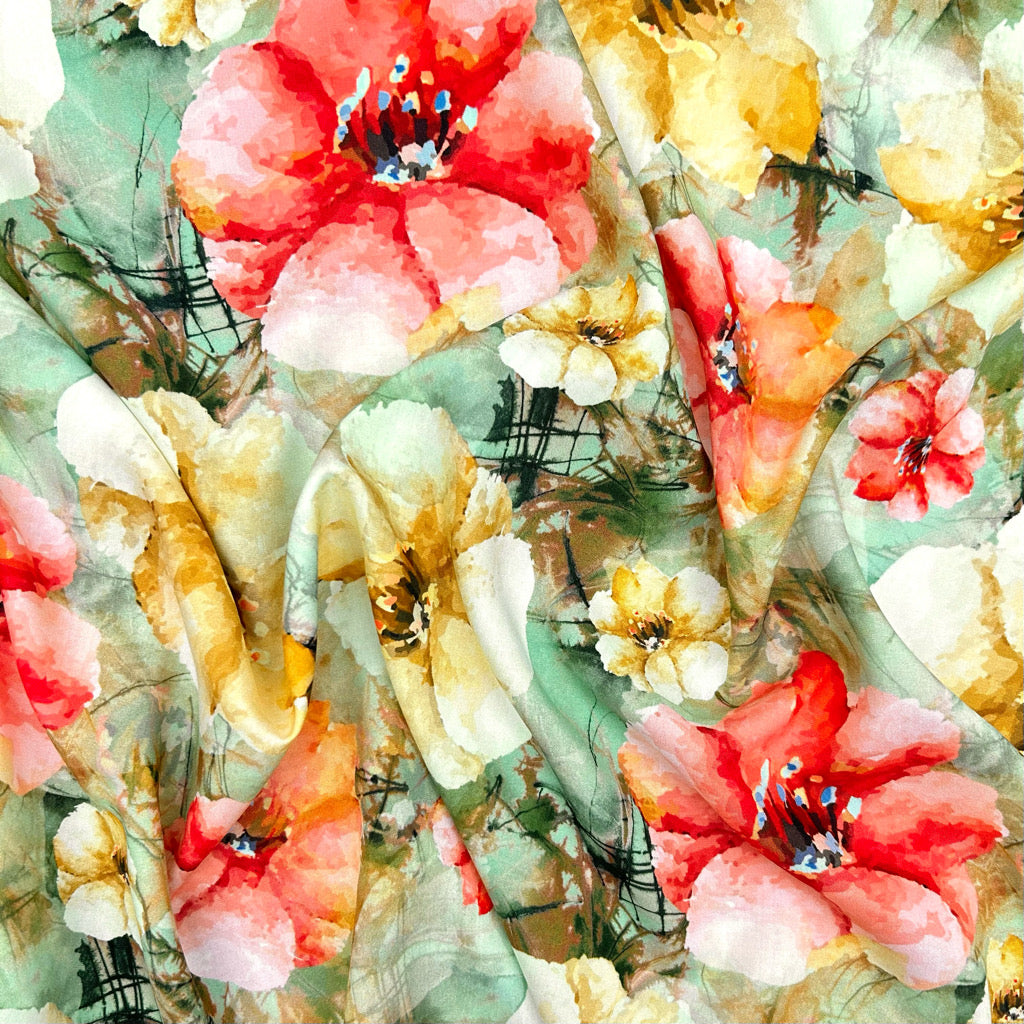 Soft Symphony Viscose Poplin Fabric