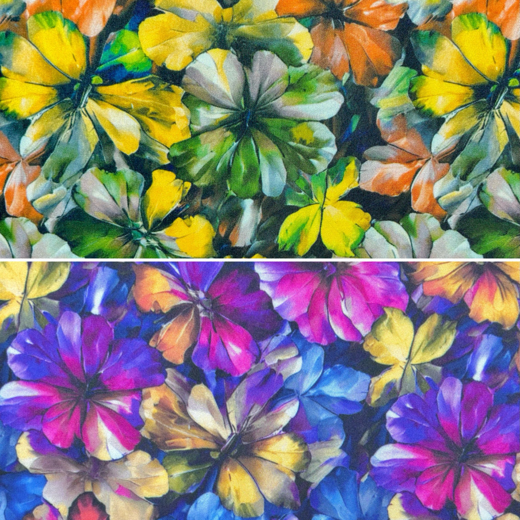 Midnight Muse Viscose Twill Fabric